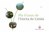 Pla d’usos de l’Horta de Lleida · Construccions vinculades a usos agraris Estatus Tendència Per a l’Horta històrica 3.249 habitatges. El catàleg de construccions en sol