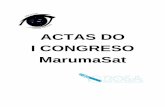 ACTAS DO I CONGRESO MarumaSatnosa.gal/wp-content/uploads/2019/02/Copia-de-ACTAS-I-CONGRESO … · pronunciados, algunhas das diapositivas expostas, enlaces aos vídeos proxectados