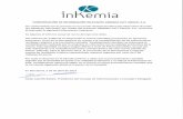 Carta al accionista - InKemia · 2015-02-27 · 5. 1NKEMIA IUCT GROUP (InKemia) 6. AUDITORIA, CUENTAS ANUALES Y MEMORIA INSTITUT UNIV. DE CIÈNCIA I TECNOLOGIA (IUCT) 7. CUENTAS ANUALES