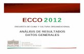 Resultados Encuesta ECCO 2012 [Modo de compatibilidad]seslp.gob.mx/pdf/001 Resultados Grales ECCO 2012.pdf · 17.- En mi institución existen mecanismos de … 23.- El equipo de cómputo