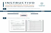 Instructivo Recuperar Ficha - IEAeducacionmedia.iea.edu.mx/pdf-nuevo-ingreso/Instructivo... · 2020-04-02 · 1 a. NUEVO INGRESO 2020-2021 EDUCACIÓN MEDIA SUPERIOR RECUPERAR FICHA
