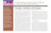 Colangiocarcinoma hiliar (tumor de Klatskin)ww2.aeeh.es/wp-content/uploads/2012/04/v9n3a607pdf001.pdf · dad de la opacificación de la vía biliar depende de la función secretora