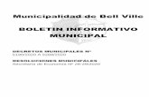 Municipalidad de Bell Ville BOLETIN INFORMATIVO …BOLETIN INFORMATIVO MUNICIPAL Bell Ville, Febrero 2020 - Página 2 DECRETOS DECRETO Nº 5190/2020 Bell Ville, 03 de febrero de 2020.-