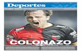 COLONAZO - El Litoral · 5/15/2018  · mínguez jugó el mejor partido del año y supo levantar un resultado adverso de 1 a 0, con el que Racing, tempraneramente, arrancó el partido.