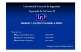 Universidad Nacional de Ingeniería Ingeniería de …...Análisis y Diseño Orientado a Datos Presentado por: Jorge Argeñal Portocarrero 2000-10493 Maguiely Oviedo Rodríguez 2001-10936
