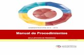 Manual de Procedimientossanmartintexmelucan.gob.mx/transparencia/alterno web...El manual de procedimiento tiene por objeto integrar de forma ordenada los procedimientos administrativos