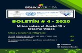 boliviaverifica.bo · 2020-04-10 · Evitemos la desinformación Noticias verificadas Del 3 al 7 de abril N Links de noticias verificadas 1  ...