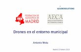Presentación de PowerPoint · El uso de drones en el ámbito municipal Contenido de la presentación-Aviación no tripulada: una nueva era de la aviación-La tecnología de los drones