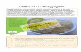 Granita de Té Verde y Jengibre - dietistasynutricion.com€¦ · Granita de Té Verde y Jengibre INGREDIENTES: - 250ml Agua - 2 Rodajitas de jengibre - 2 Bolsitas de té verde -