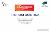 FIBROSI QUÍSTICA · 1 10 16 18 29 32 35,1 37,4 0 5 10 15 20 25 30 35 40 1950 1960 1970 1980 1990 2000 2004 2009 CYSTIC FIBROSIS. Median predicted age of survival Years Cystic Fibrosis