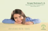 Grupo Nutresa S. A.€¦ · Grupo Nutresa, de nuevo la segunda empresa más responsable de Colombia Por segundo año consecutivo, Grupo Nutresa se ubica en la segunda posición del