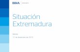 Situación Extremadura€¦ · ago-12 nov-12. Crecimiento del PIB por áreas (% a/a) Fuente: BBVA Research . Situación Extremadura 2012 Página 5 Factores de riesgo . La crisis de