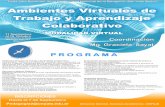 Ambientes Virtuales de Trabajo y Aprendizaje Colaborativo · 2018-06-13 · Pedagogia2@unpata.edu.ar 11 Septiembre MODALIDAD VIRTUAL al 16 Octubre Comodoro / Trelew Madryn / Ushuaia