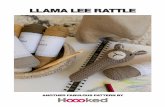 LLAMA LEE RATTLE · 2020-05-06 · Sie benötigen • Somen Inverno (½x100g (3,53 OZ)) • Somen Vaniglia (ein paar Meter) • Schwarze Garnreste für die Details • Häkelnadel