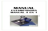 Manual de uso de ESTAMPADORA Planapapelesandalien.cl/wp-content/uploads/2016/03/MANUAL-4-1.pdf · V) Estampado de tazas 1- Desatornille el conector de corriente de la plancha 2- luego