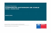 Reporte Trimestral COMERCIO EXTERIOR DE CHILE · 2018-05-18 · Respecto de los socios comerciales de Chile, el intercambio comercial con las economías con acuerdos comerciales vigentes