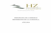 PROGRAMA DE CARRERAS HIPÓDROMO DE LA ZARZUELA AÑO 2016jockey-club.es/.../uploads/PROGRAMA-Y-CONDICIONES-GENERALES-… · Programa de Carreras 2016 75 Aniversario Hipódromo de La