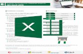 MS Excel 2016 siccor Excel 2016_siccor.pdf · 2018-02-01 · principales de Excel 2016. Tendrán que crear y editar un libro con múltiples hojas y utilizar un elemento gráfico para