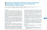 Análisis Epidemiológico del paciente Cuidados Intensivosrepebis.upch.edu.pe/articulos/rev.peru.neurocir/v3n2/a6.pdf · Tumores Cerebrales 15 (13.0%), los Traumatismos Encéfalo