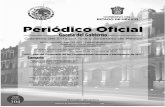 Periódico Oficial del Gobierno del Estado Libre y Soberano de … · 2020-05-28 · Que el 14 de agosto de 2017 se publicó en el Periódico Oficial “Gaceta del Gobierno”, el