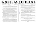 GACETA OFICIAL · 2019-03-07 · GACETA OFICIAL DE LA REPÚBLICA BOLIVARIANA DE VENEZUELA AÑ0. CXLI - MES IV Caracas, martes SUMARIO Asamblea Nacional Acuerdo mediante el cual se