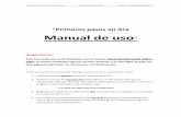 MANUAL DE ARA - EDUCARMservicios.educarm.es/templates/portal/ficheros/... · • Las notas de las 8 competencias En la parte inferior aparece la barra de Excel para movernos por las