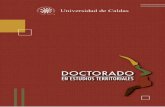 Brochure Doctorado Estudios Territoriales - Universidad de Caldas · 2019-03-22 · Valor de la inscripción: Valor de la matrícula: Doctor en Estudios Territoriales 24395 del 30