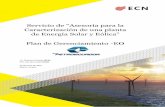 Servicio de “Asesoría para la - TNOenergía solar y eólica en Ecuador. El estudio se centra en el papel futuro de las energías renovables en la matriz energética ecuatoriana,