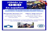 Clases de preparación en español Lenguaje Estudios ...En español! Clases de preparación en español Matemáticas -Lenguaje -Estudios Sociales -Ciencias Margarita Huantes LC 1411