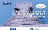 V Congrés Català de Comptabilitat i Direcció · 2019-05-13 · INFORMACIÓ GENERAL Per a qualsevol informació addicional contactar amb l’ACCID: Balmes 134, despatx 607 08008