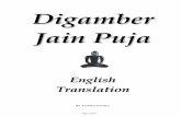 Digamber Jain Puja - Jinvaanilibrary.jinvaani.org/4.books/jinpuja-english.pdf · One then recites the Namokar Mantra three times and bows before the idol. He then walks around the