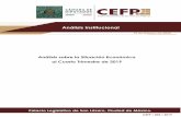 Análisis Institucional - CEFP · Análisis sobre la Situación Económica al Cuarto Trimestre de 2019 Análisis Institucional 18 de febrero de 2020. 1 Centro de Estudios de las Finanzas