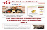 DIGITAL - Comisiones Obreras de Aragón · En el año 2017 se produjeron, en Aragón, 706 accidentes laborales más que en el año anterior. El coste de las contingencias profesionales