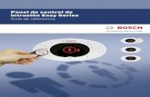 Panel de control de intrusión Easy Series · Testigo y tarjeta de usuario especíﬁco. proximidad Para las especiﬁcaciones, consulte la sección “Centro de control” en la
