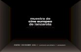 DICIEMBRE 2011 I CUEVA DE LOS VERDES …muestradecinedelanzarote.com/wp-content/uploads/2020/02/...2020/02/01  · 5 • Salu • Saludas 7 • Historia del cine en SUBTITULADOSLanzarote