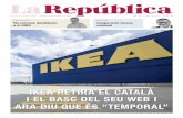 IKEA RETIRA EL CATALÀ I EL BASC DEL SEU WEB I ARA DIU …en justificar els republicans a les portes d’un congrés nacional que ha de renovar la presidència d’Oriol Junqueras.