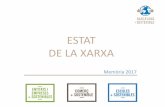 ESTAT DE LA XARXA - ajuntament.barcelona.cat · Ciutadana. El Consell Ciutadà per la Sostenibilitat és l’òrgan representatiu dels diferents col·lectius i sectors de la xarxa