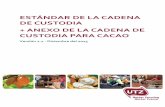 ESTÁNDAR DE LA CADENA DE CUSTODIA + ANEXO DE LA CADENA … · 2016-09-13 · productos vendidos por un actor de la cadena de suministro (ACS) están certificados como UTZ y han sido