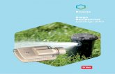 Riego Residencial Catálogo 2015 - Irrimac...PiPe Bobinas, codos y demás accesorios Accesorios Aspersor T5P RS (Rapid set) Catálogo Riego 2015 0404 ¿Qué hacer para ahorrar agua