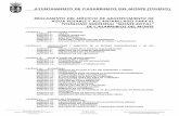 42 REGLAMENTO DEL SERVICIO DE ABASTECIMIENTO DE AGUA ... · de suministro domiciliario de agua potable, saneamiento y los abonados del mismo; señalándose los derechos y obligaciones