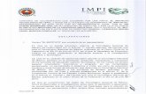 IMPI · 40 TEC& INSTITUTO MEXICANO DE LA PROPIEDAD INDUSTRIAL de innovación y capacidad creativa para la incorporación de los avances científicos y tecnológicos que contribuyan