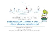 Cáncer digestivo NO colorrectal - Oncopromesas · Cáncer digestivo NO colorrectal Santander, 13 de Julio del 2017 ... ical B-ll a ck Colorectal ageal a ach r g o - a l a a 0.01