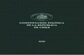CONSTITUCIÓN POLÍTICA DE DE CHILE - Tribunal Constitucional€¦ · TRIBUNAL CONSTITUCIONAL El texto que se presenta a continuación, actualizado de acuerdo con lo establecido en