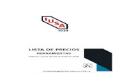 LISTA DE PRECIOS - IUSAws.iusa.com.mx/Precios/Lista233.pdf · CORTADOR DE AZULEJOS TIJERA DE HOJALATERO TENAZAS PARA CARPINTERO Catalogo Código Longitud de corte Empaque Precio Unitario