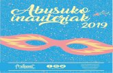 ABUSU INAUTERIAK 2019 flyer2 - Arrigorriaga...inauteriak 2019. CAMPEONATO DE CASTING en la plaza nueva de Santa Isabel (en caso de lluvia, en el frontón). ACTIVIDADES PARA NIÑAS