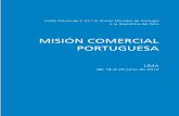 MISIÓN COMERCIAL PORTUGUESA · de más de 15 años de sus consultores en la implantación de sistemas ERP SAP, aportando conocimiento, experiência en el produto y en os sectores