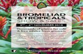 Bromeliad & Tropicals Show & Sales - Spring Show 2018 · &TROPICALS . Title: Bromeliad & Tropicals Show & Sales - Spring Show 2018 Author: Bromaliad Society of Queensland Created