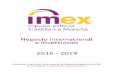 Negocio Internacional e Inversiones 2016 - 2019 · 2020-04-02 · I MEX es la primera y más im-portante feria de negocio internacional y comercio exterior que se celebra en España.