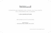 COMISIÓN BICAMARAL DEL CANAL DE TELEVISIÓN DEL …gaceta.diputados.gob.mx/Gaceta/63/2017/mar/CanalTV-20170308.pdf · Con fundamento en el artículo 13, inciso a) del Reglamento