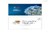 (3 Ana Valdiviezo Presentación banda ancha ECUADOR ......introducción y apropiación de las nuevas tecnologías de información y comunicación. Incrementar el uso y apropiación